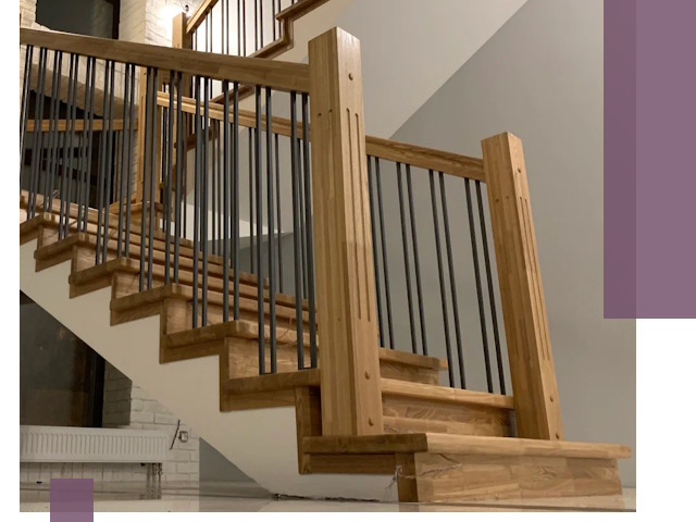 Реставрация деревянных и металлических лестниц в Реутове