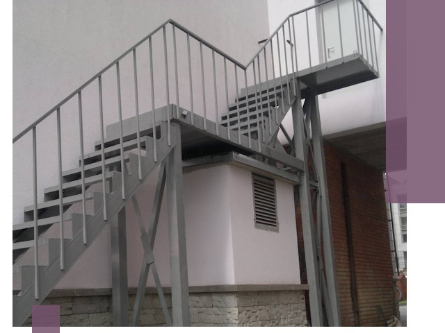 Монтаж пожарных лестниц под ключ в Реутове с гарантией качества