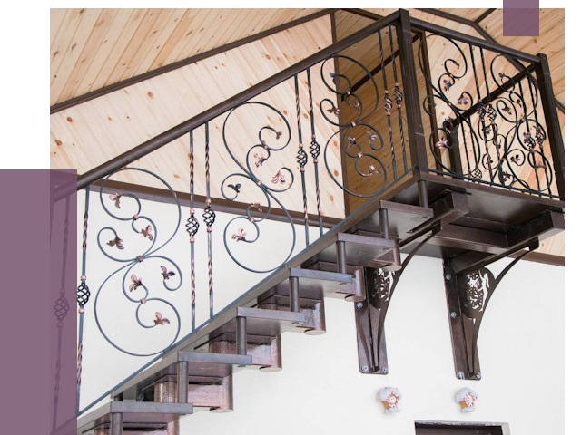 Кованые лестницы в Реутове от 81175 руб. под ключ