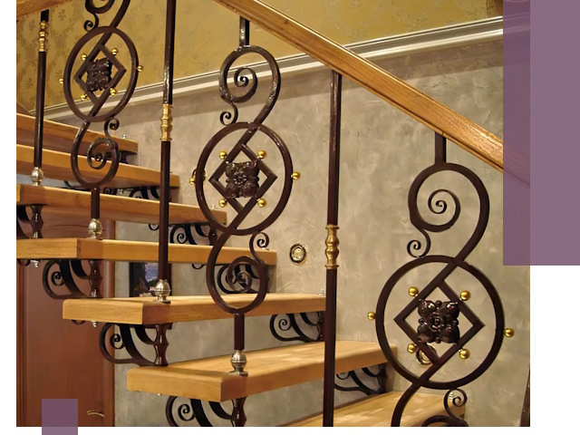 Изготовление кованых лестниц под ключ в Реутове