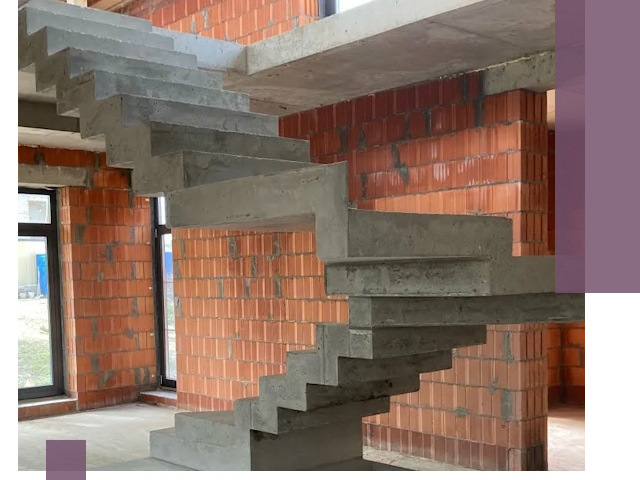 Изготовление бетонных лестниц под ключ в Реутове