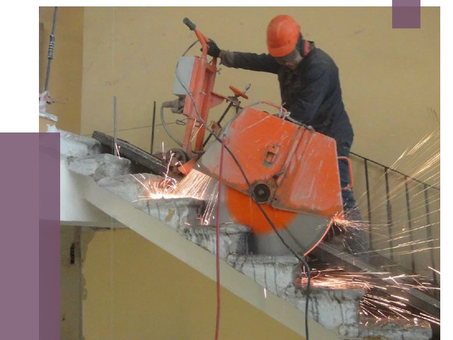 Демонтаж бетонных лестниц в Реутове от 4683 руб. за м2 | ПРОЛЁТ-Ртв