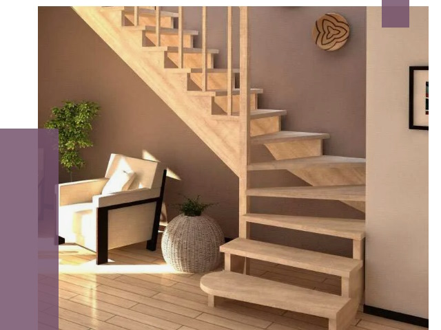 Изготовление Г-образных лестниц в Реутове от 19253 руб. 