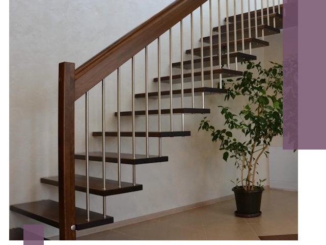 Лестницы на больцах под ключ в Реутове – изготовление и монтаж