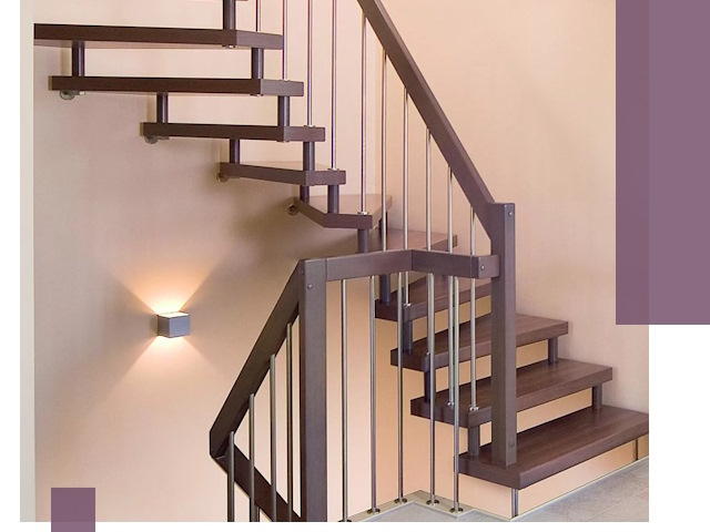 Изготовление лестниц на больцах в Реутове под ключ