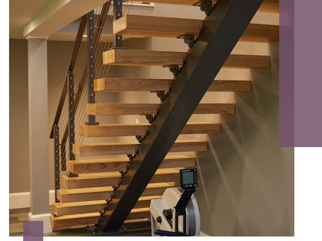 Лестницы на монокосоурах под ключ в Реутове - изготовление и монтаж