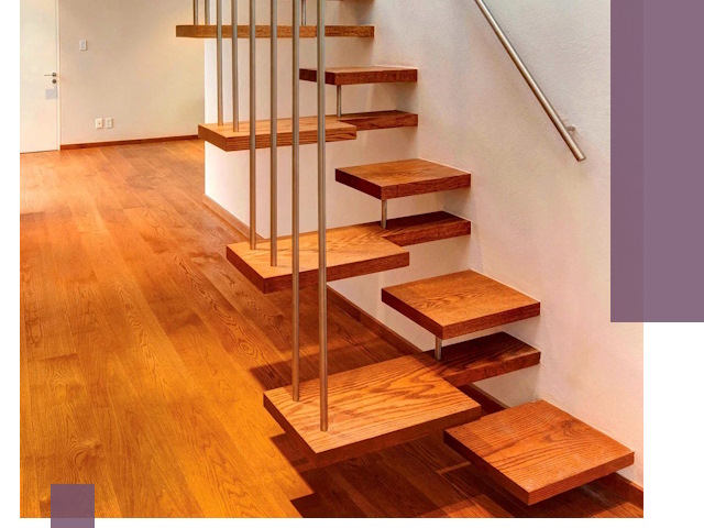 Лестницы «гусиный шаг» на заказ в Реутове для узких пространств