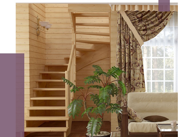 Лестницы для дачи в Реутове от 77272 руб.  | ПРОЛЁТ-Ртв