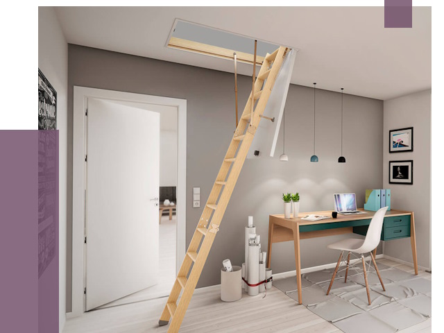 Чердачные лестницы в Реутове — от 14830 руб. | ПРОЛЁТ-Ртв