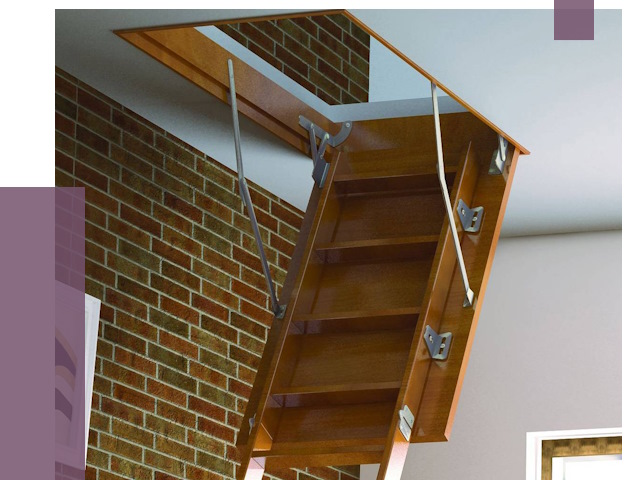 Установка чердачной лестницы в Реутове от 7961 руб. | ПРОЛЁТ-Ртв