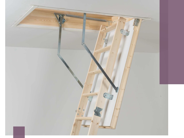 Установка чердачной лестницы под ключ в Реутове