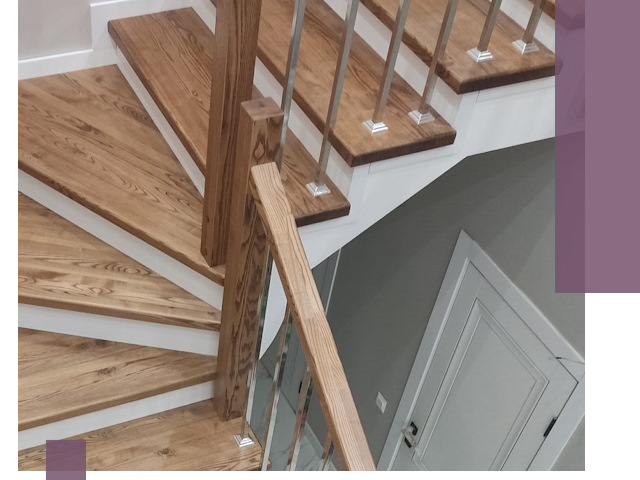 Обшивка металлических лестниц под ключ в Реутове