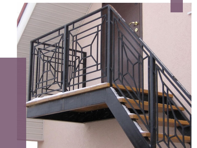 Металлические перила в Реутове от 4371 руб.  | ПРОЛЁТ-Ртв