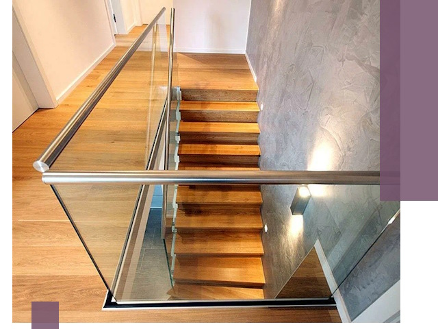 Перила для лестницы в доме — изготовление и монтаж в Реутове