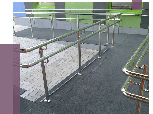 Ограждения пандусов в Реутове от 4423 руб. монтаж | ПРОЛЁТ-Ртв