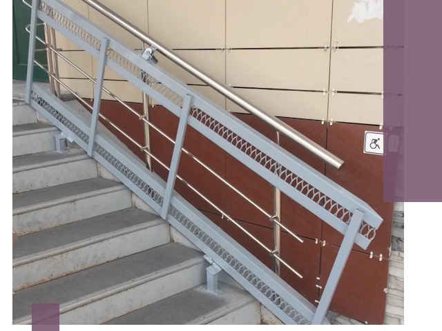 Изготовление откидных пандусов под ключ в Реутове