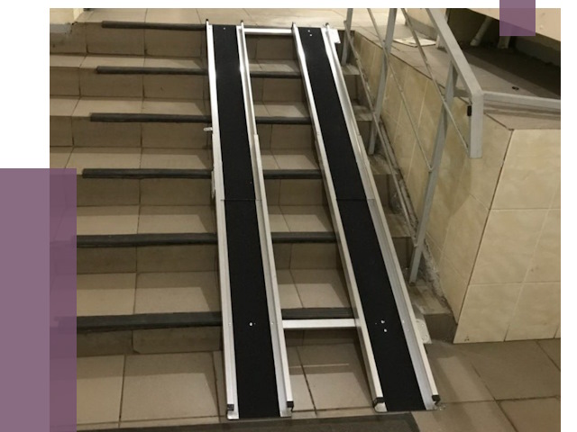 Установка пандуса в подъезд в Реутове от 8117 руб. под ключ | ПРОЛЁТ-Ртв