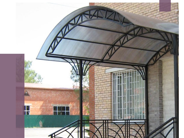 Металлические навесы и козырьки в Реутове от 13009 руб.