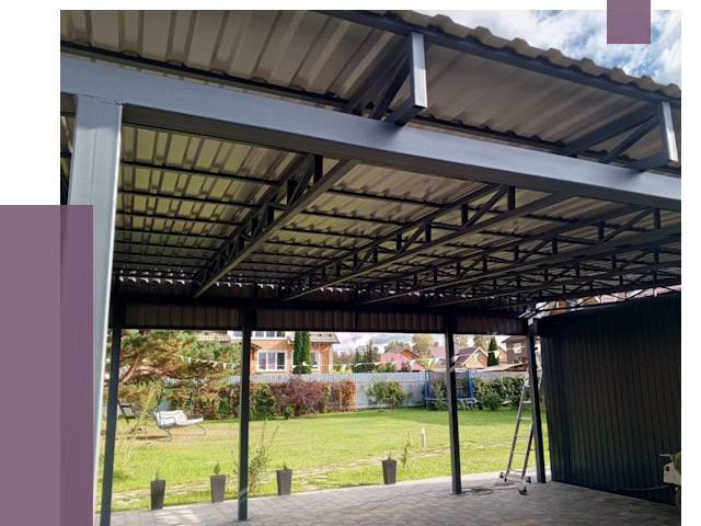 Монтаж навесов в Реутове от 7493 руб. — установка навеса | ПРОЛЁТ-Ртв