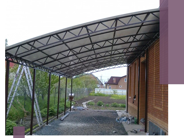 Профессиональный монтаж навесов под ключ в Реутове