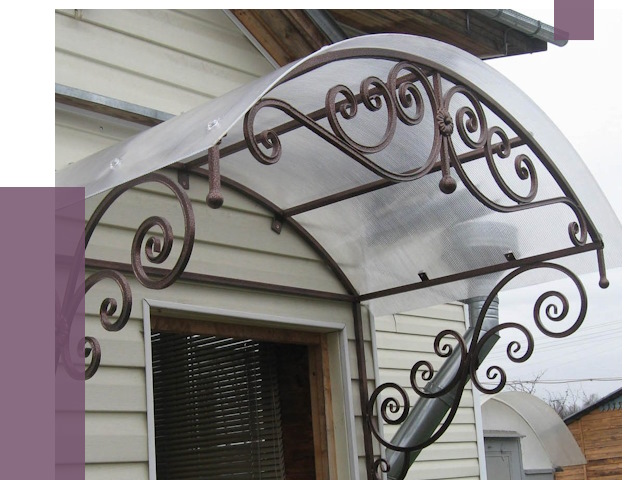 Изготовление козырьков в Реутове от 7493 руб. — заказать | ПРОЛЁТ-Ртв