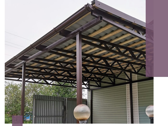 Навесы под ключ в Реутове: изготовление, монтаж и гарантия