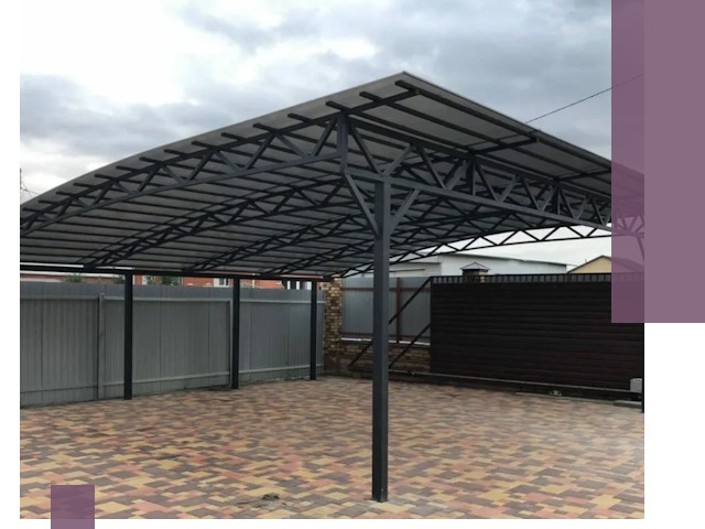 Недорогие навесы под ключ в Реутове — изготовление и монтаж