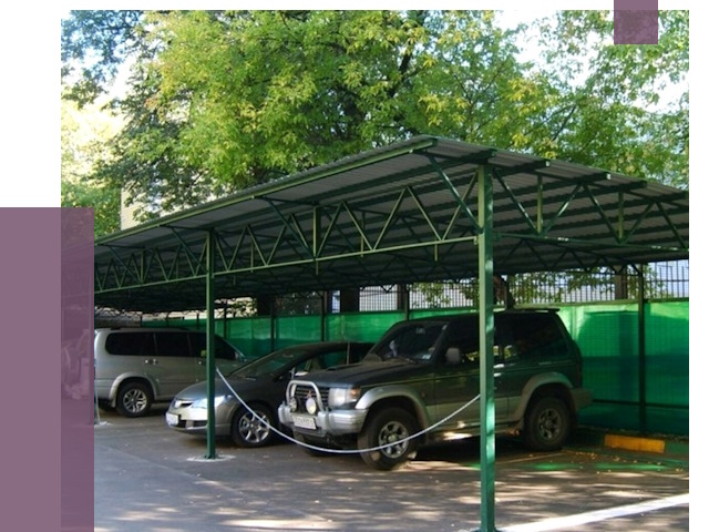 Навесы для парковки в Реутове от 81695 руб. заказать | ПРОЛЁТ-Ртв