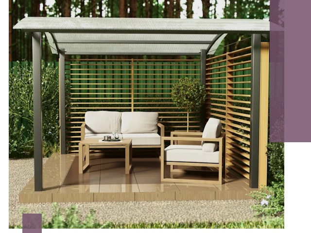 Навесы для дачи в Реутове: изготовление, монтаж и демонтаж