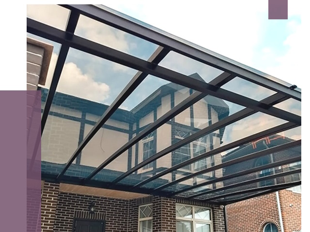 Навесы из поликарбоната в Реутове от 8763 руб. под ключ — ПРОЛЁТ-Ртв