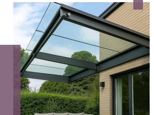 Стеклянные навесы и козырьки в Реутове от 12488 руб.