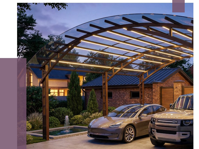 Металлические навесы в Реутове от 12905 руб. под ключ — ПРОЛЁТ-Ртв