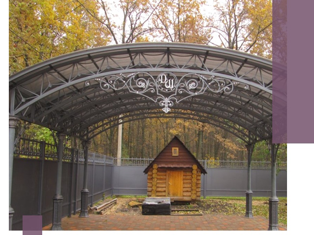 Кованые навесы премиум-класса под заказ в Реутове