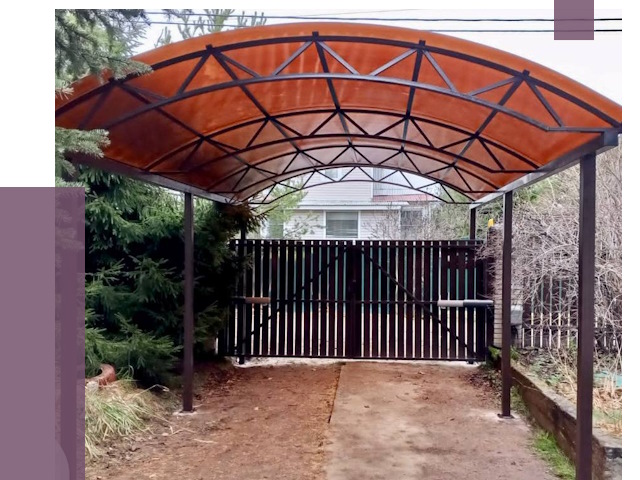 Арочные навесы в Реутове от 12957 руб. — изготовление и монтаж | ПРОЛЁТ-Ртв