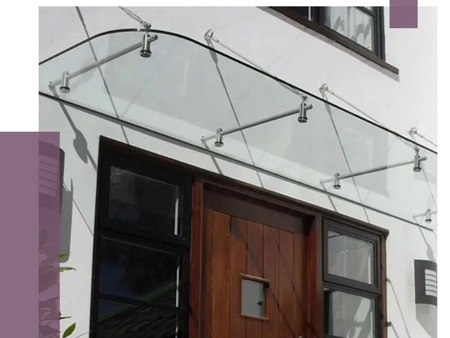 Стеклянные козырьки в Реутове от 19253 руб. | ПРОЛЁТ-Ртв