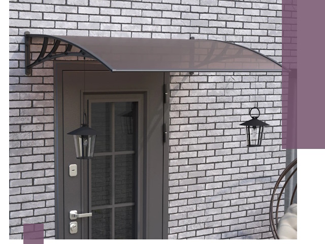 Недорогие козырьки и навесы под ключ в Реутове