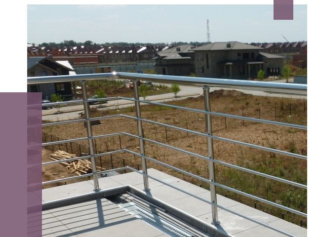 Парапеты из нержавеющей стали в Реутове от 8117 руб. за м² | ПРОЛЁТ-Ртв