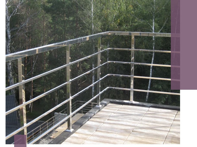 Парапеты из нержавеющей стали в Реутове — изготовление и монтаж