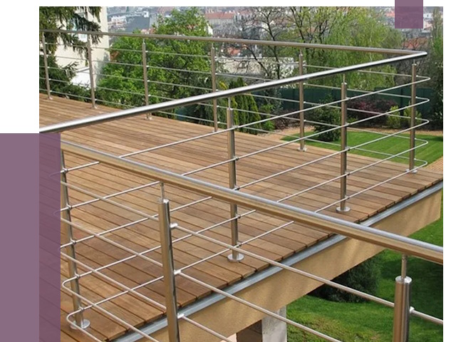 Алюминиевые парапеты в Реутове под ключ от 7909 руб. 