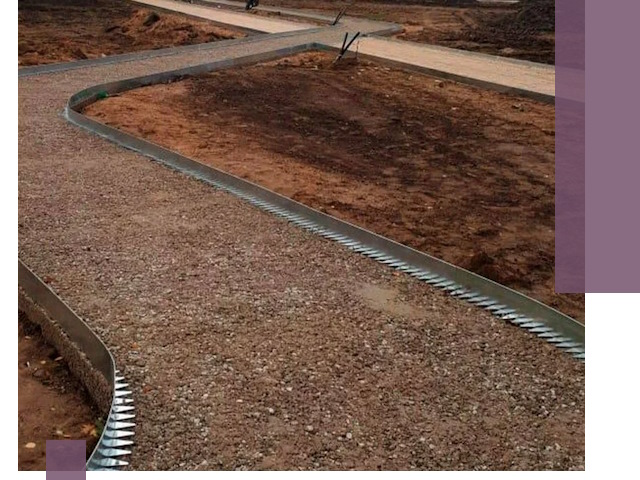 Металлические бордюры под ключ в Реутове — изготовление и монтаж