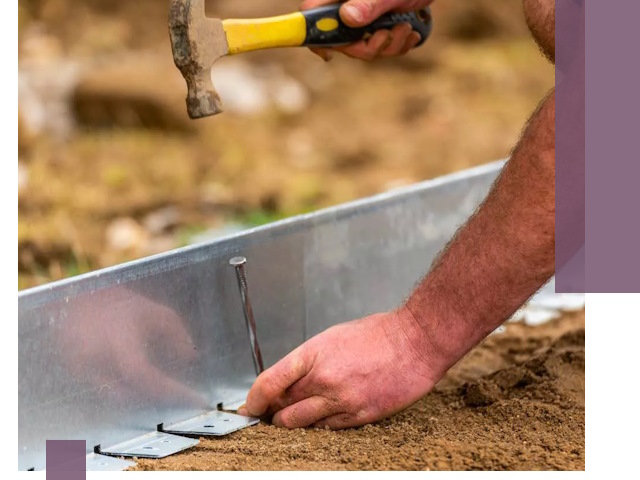 Монтаж металлических бордюров в Реутове быстро и качественно