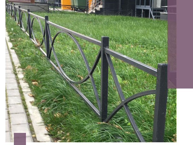 Газонные ограждения из металла в Реутове — монтаж и продажа