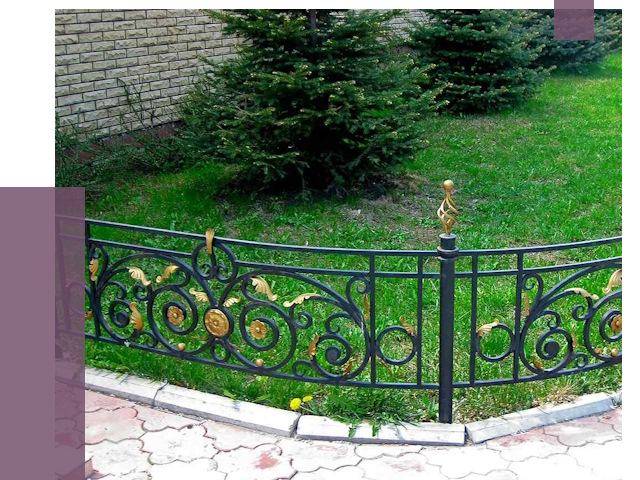 Кованые газонные ограждения в Реутове от 7753 руб. — ПРОЛЁТ-Ртв